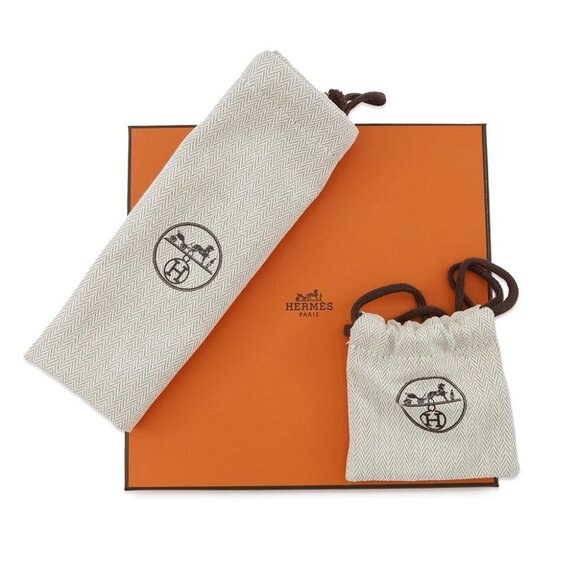 HERMES Reversible Belt Cor Baroque Size 31.5" Epsom/Swift Leather Etoupe/Gri - Picture 12 of 15